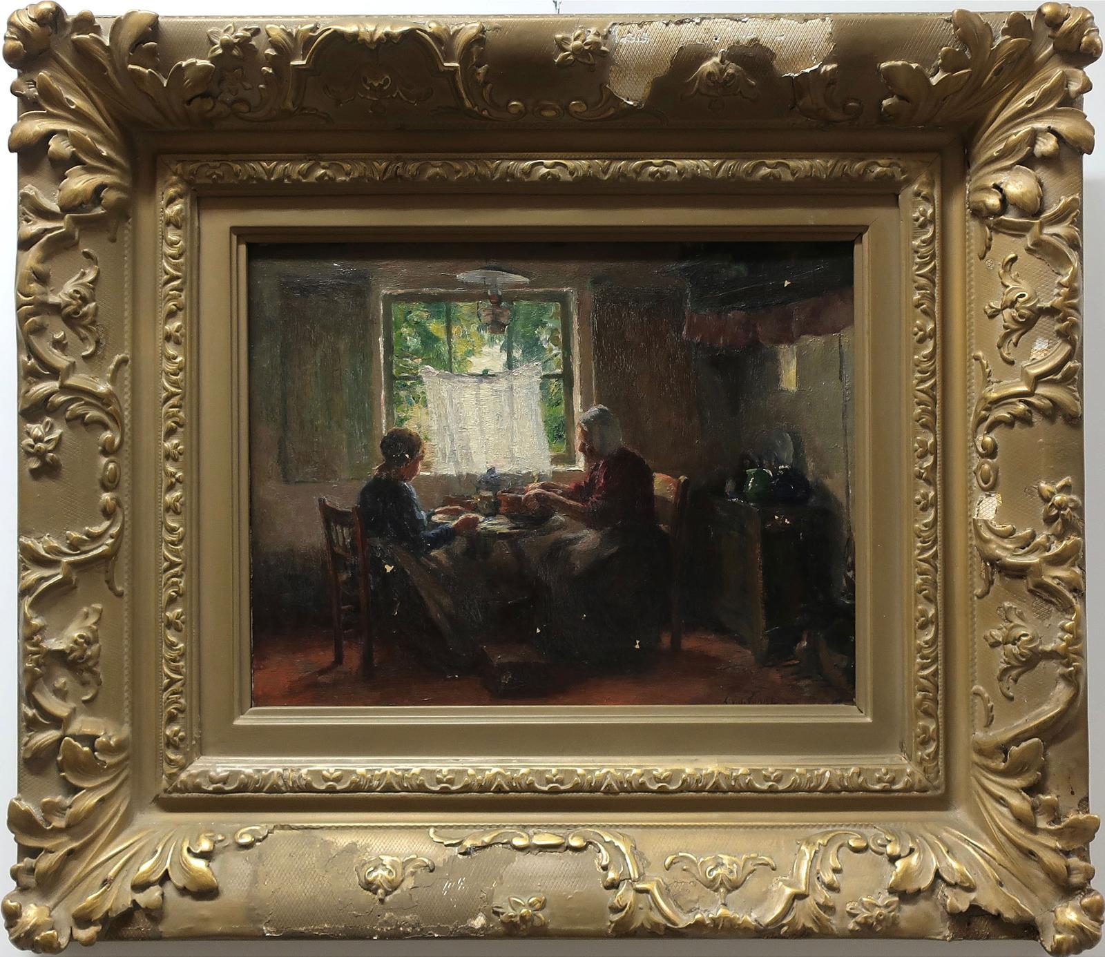 Lammert Van Der Tonge (1871-1937) - Untitled (Mealtime)
