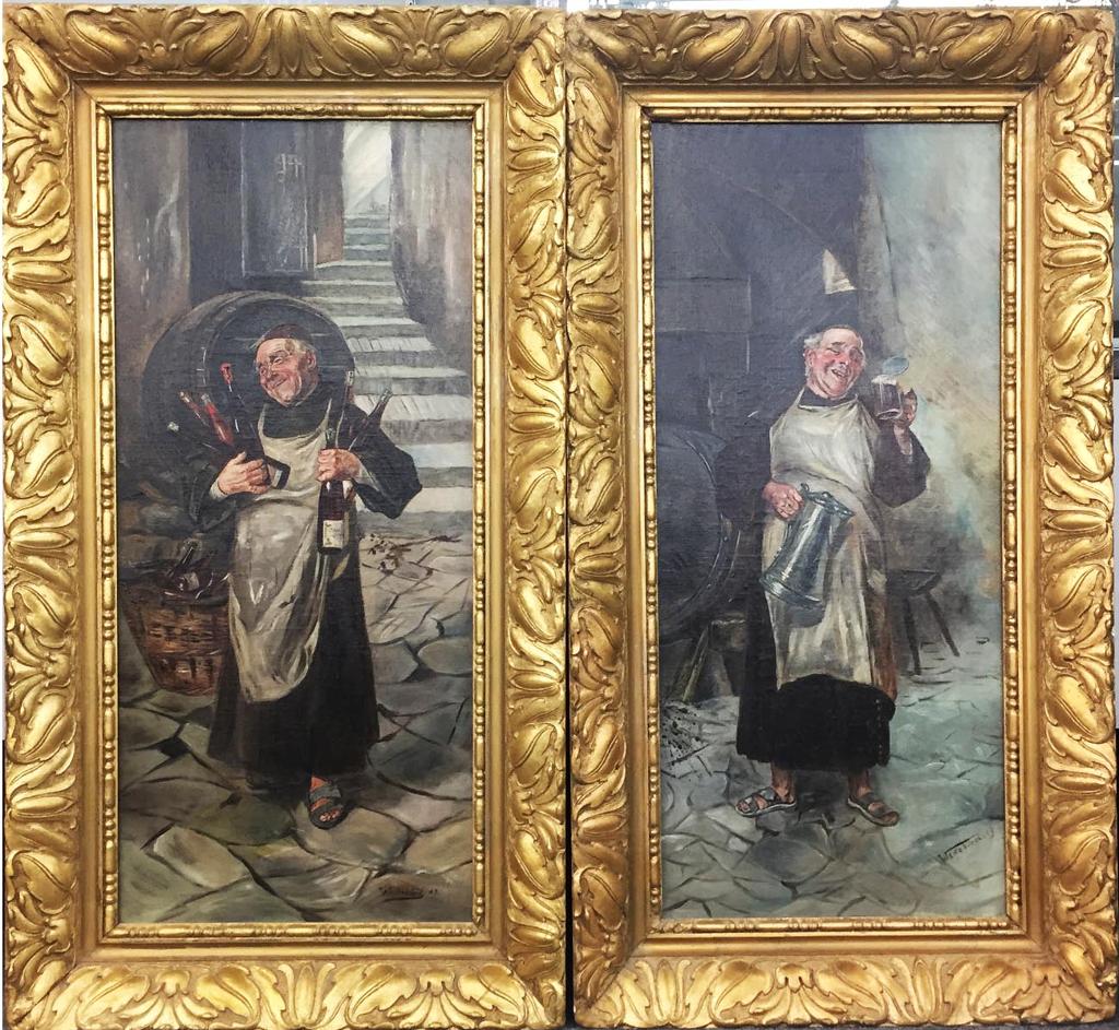 Wedekind - Monks enjoying a drink