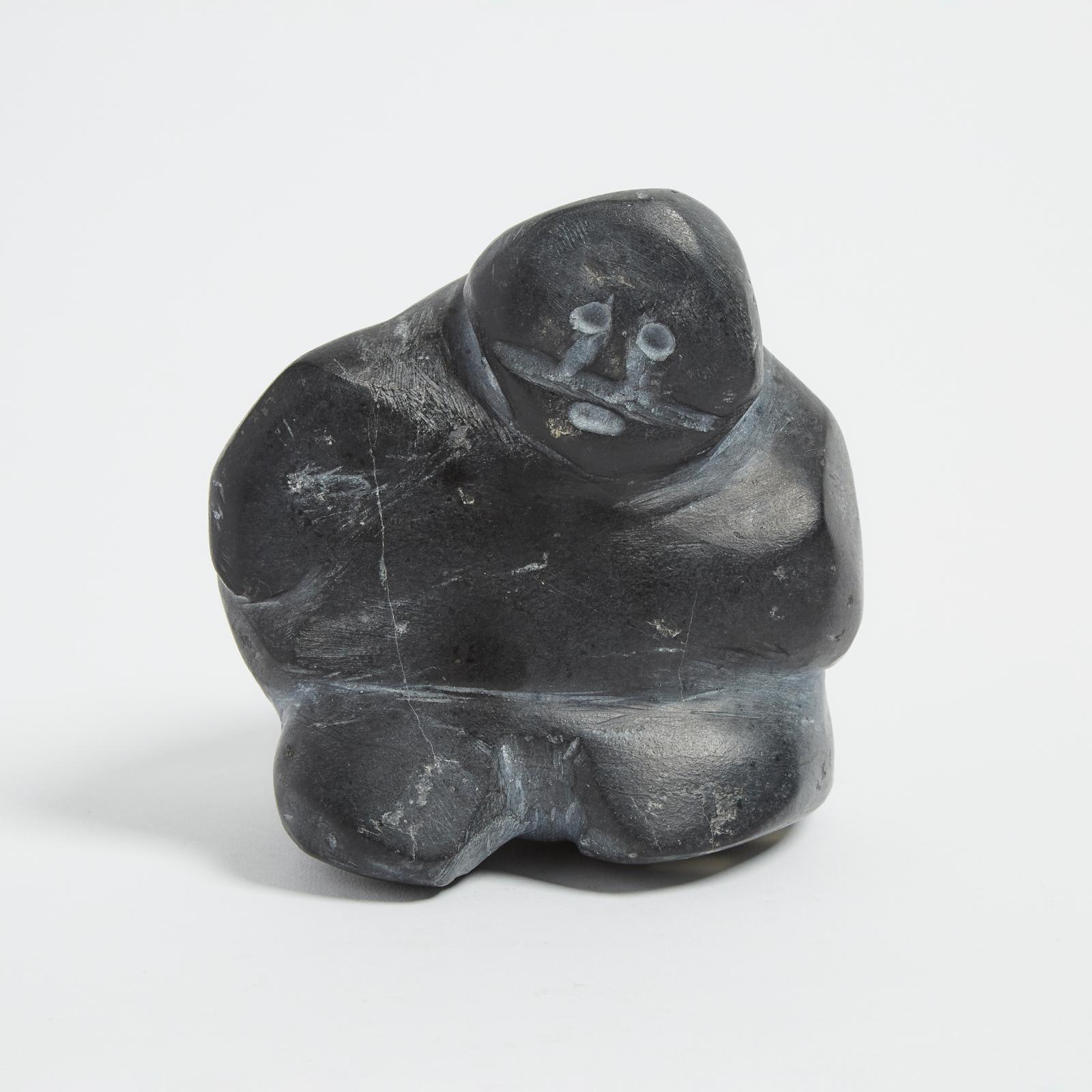 John Kavik (1897-1993) - Crouching Figure