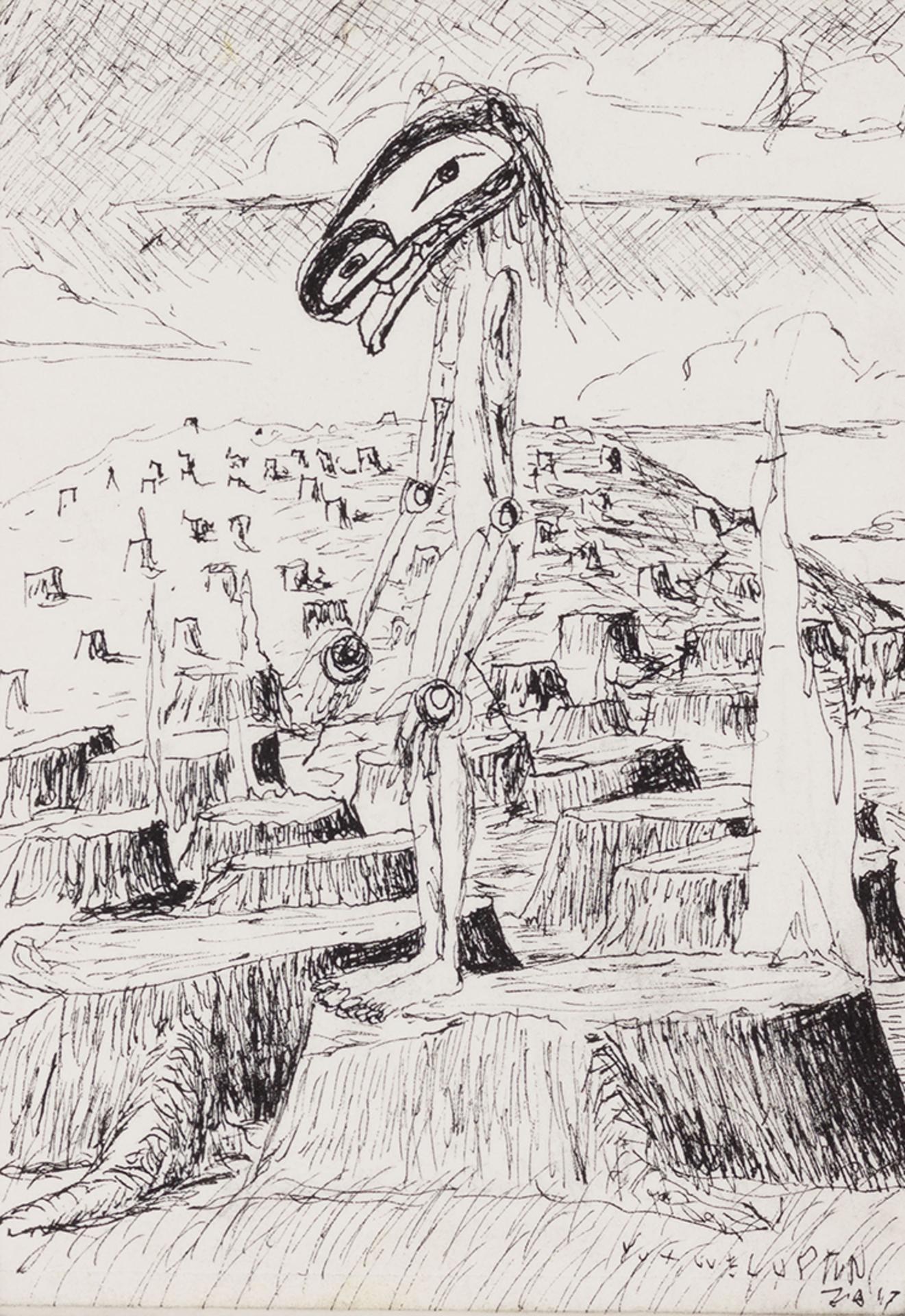 Lawrence Paul Yuxweluptun (1957) - Clearcut