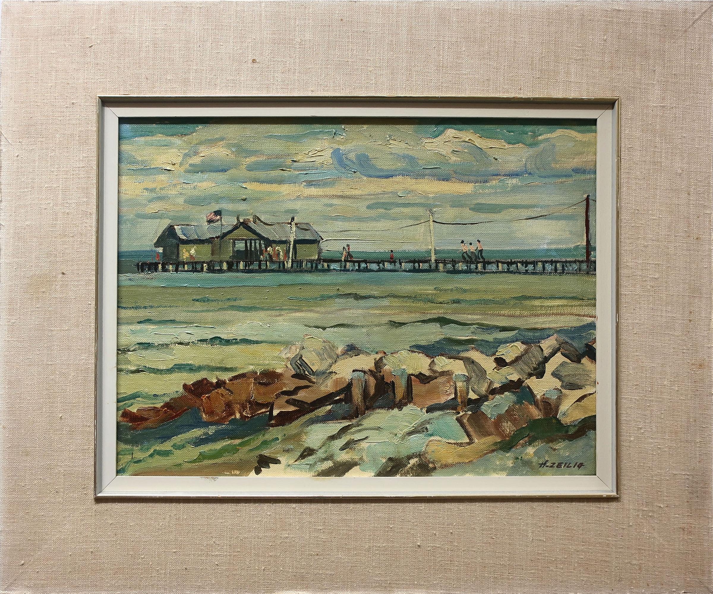 Harry Mayer Zeilig - Beach At Santa Maria-Isle