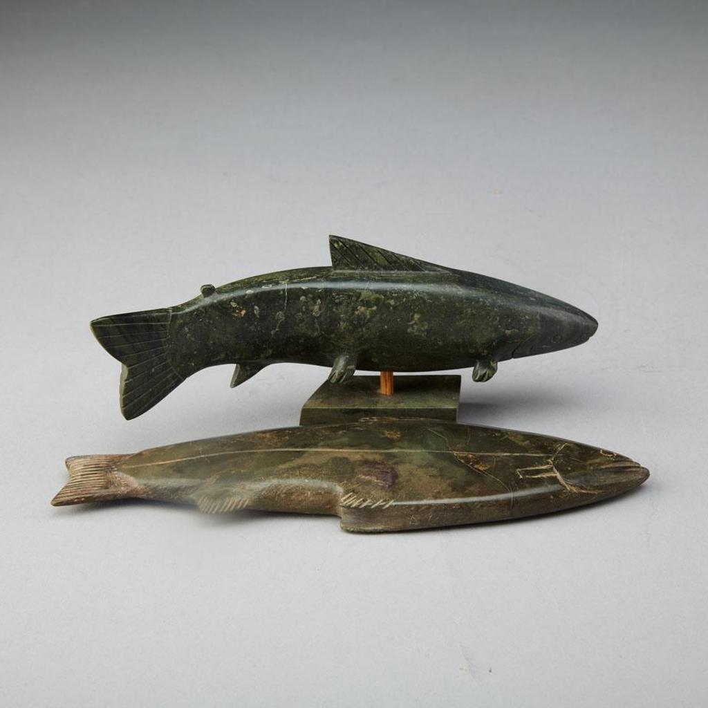 Annie Komek Kigiuna (1947) - Two Swimming Fish
