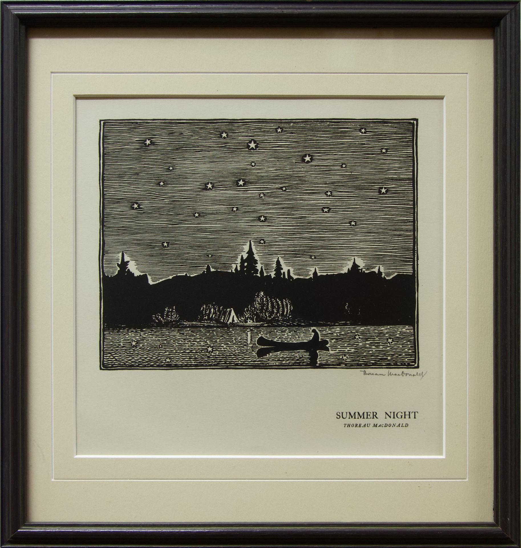Thoreau MacDonald (1901-1989) - Summer Night