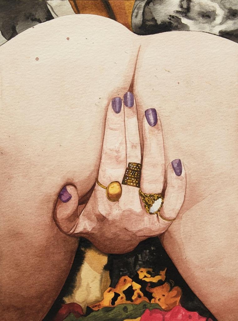 Brad Phillips (1973) - Against Courbet, Flipped