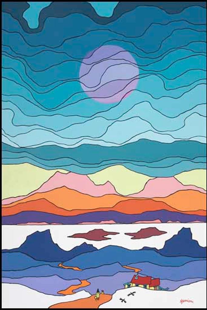 Ted Harrison (1926-2015) - Journey to the Lake
