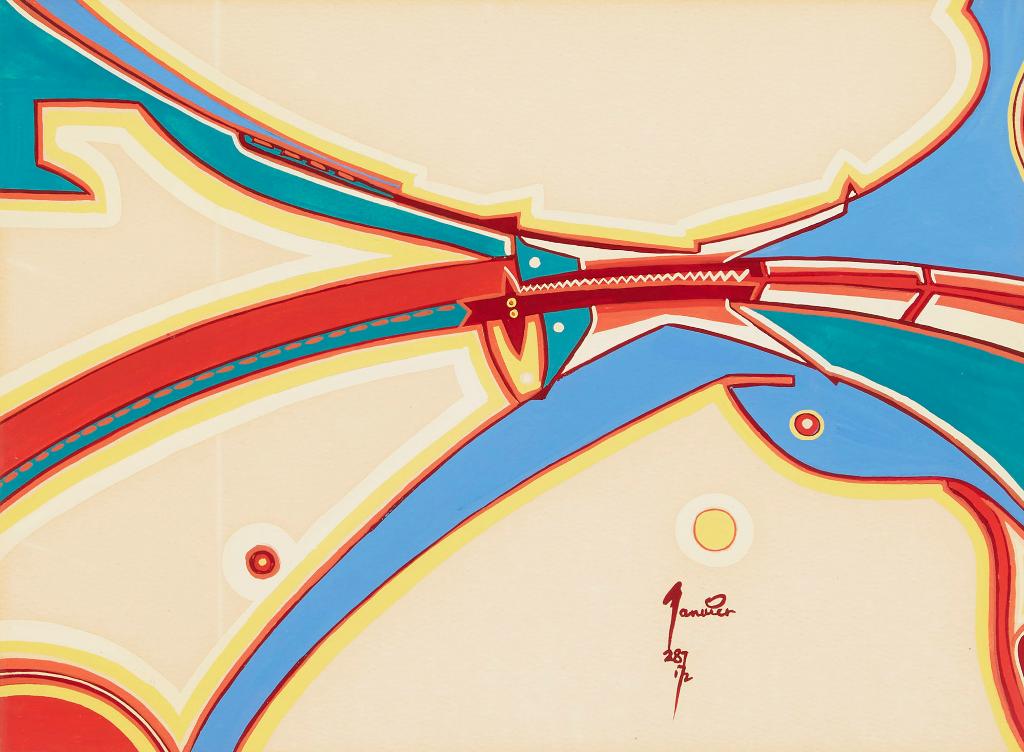 Alex Simeon Janvier (1935-2024) - Flash of Time