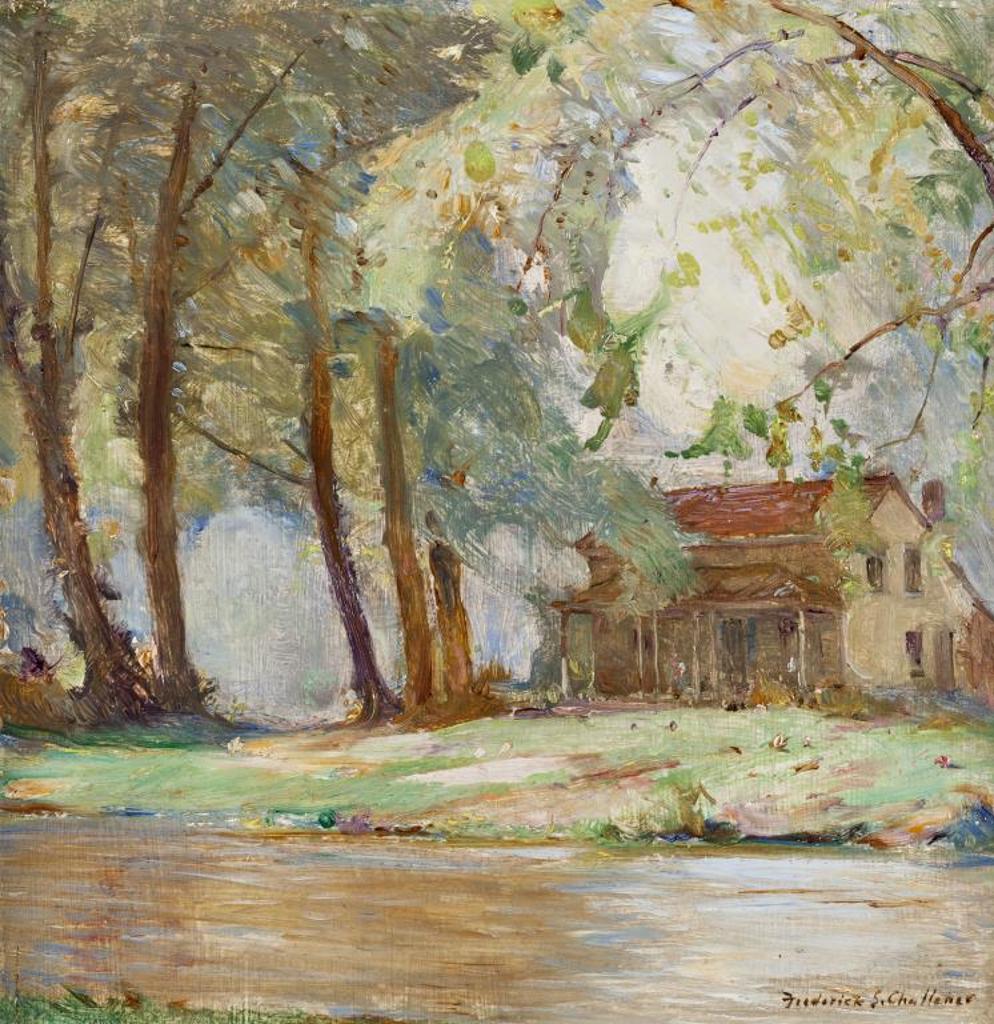 Frederick Sproston Challener (1869-1958) - Toronto Island Houses