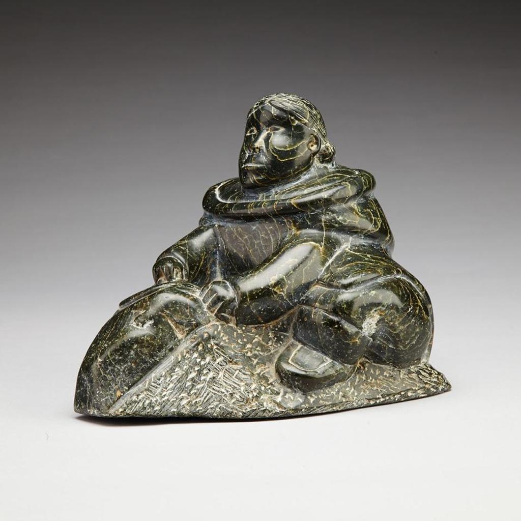 Sarah Meeko Nastapoka (1925) - Woman Skinning A Seal