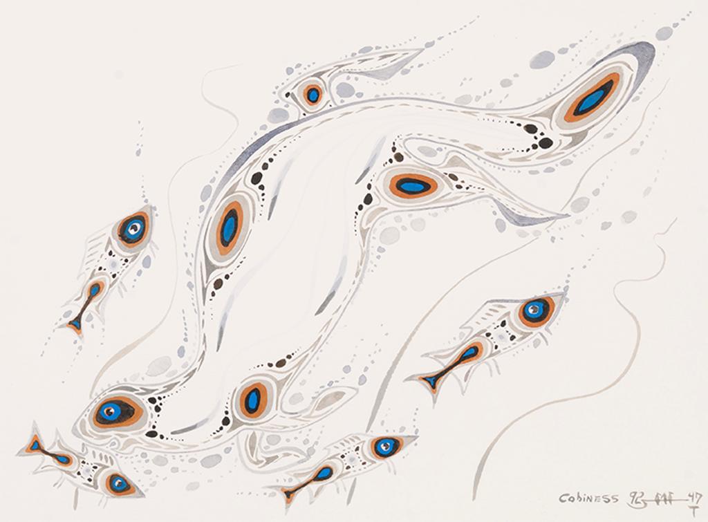 Eddy Cobiness (1933-1996) - Swimming Otter