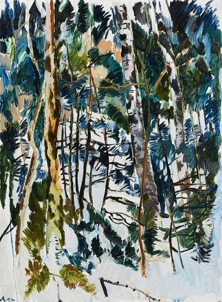 Andrew Till (1940) - Winter Landscape with Trees