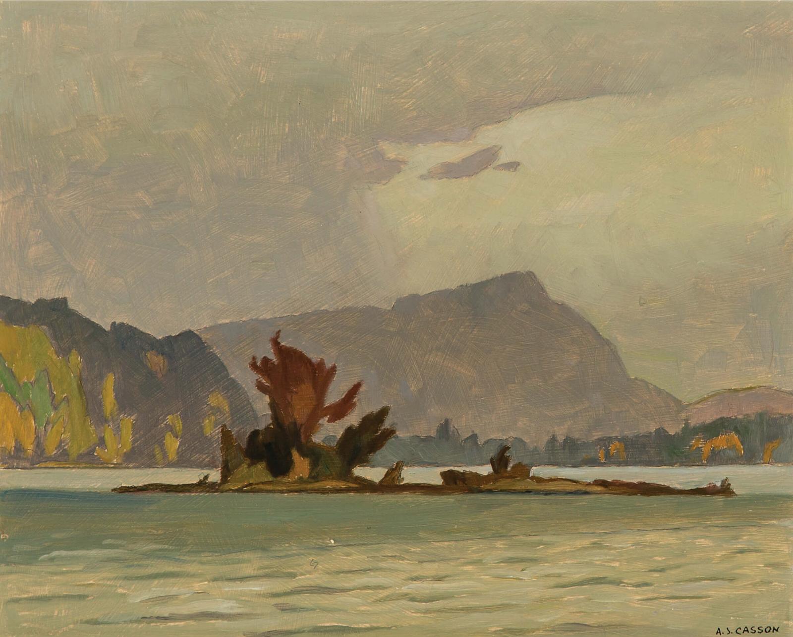 Alfred Joseph (A.J.) Casson (1898-1992) - Penn Lake, 1979
