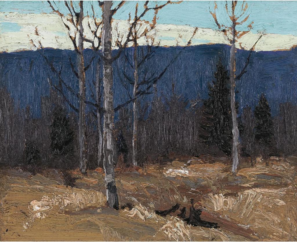 Thomas John (Tom) Thomson (1877-1917) - Hillside On Big Cauchon Lake - Algonquin Park