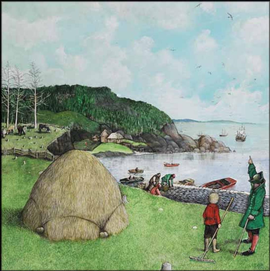 William Kurelek (1927-1977) - Retired Sea Captain in Newfoundland