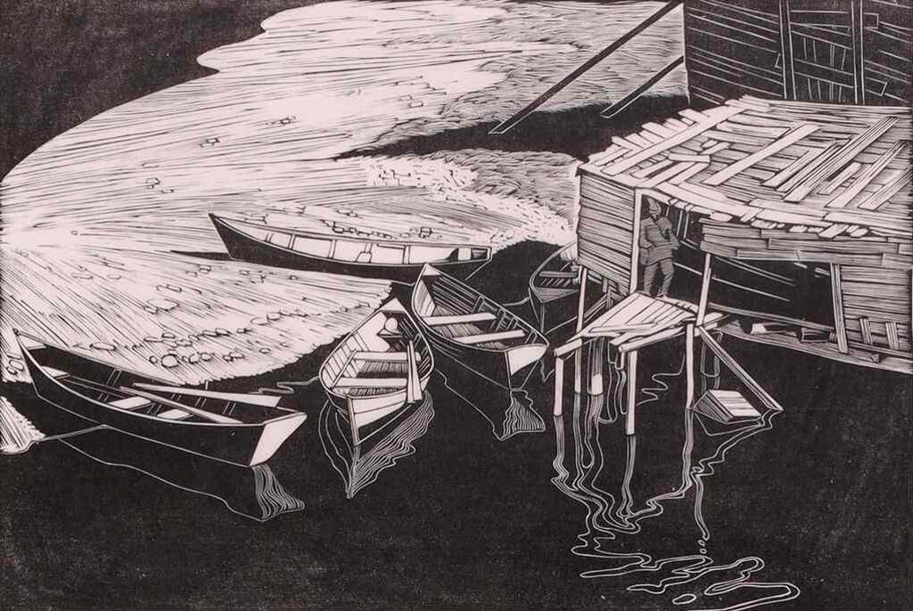 Walter Joseph (W.J.) Phillips (1884-1963) - Snake Island, Lake Winnipeg; 1931