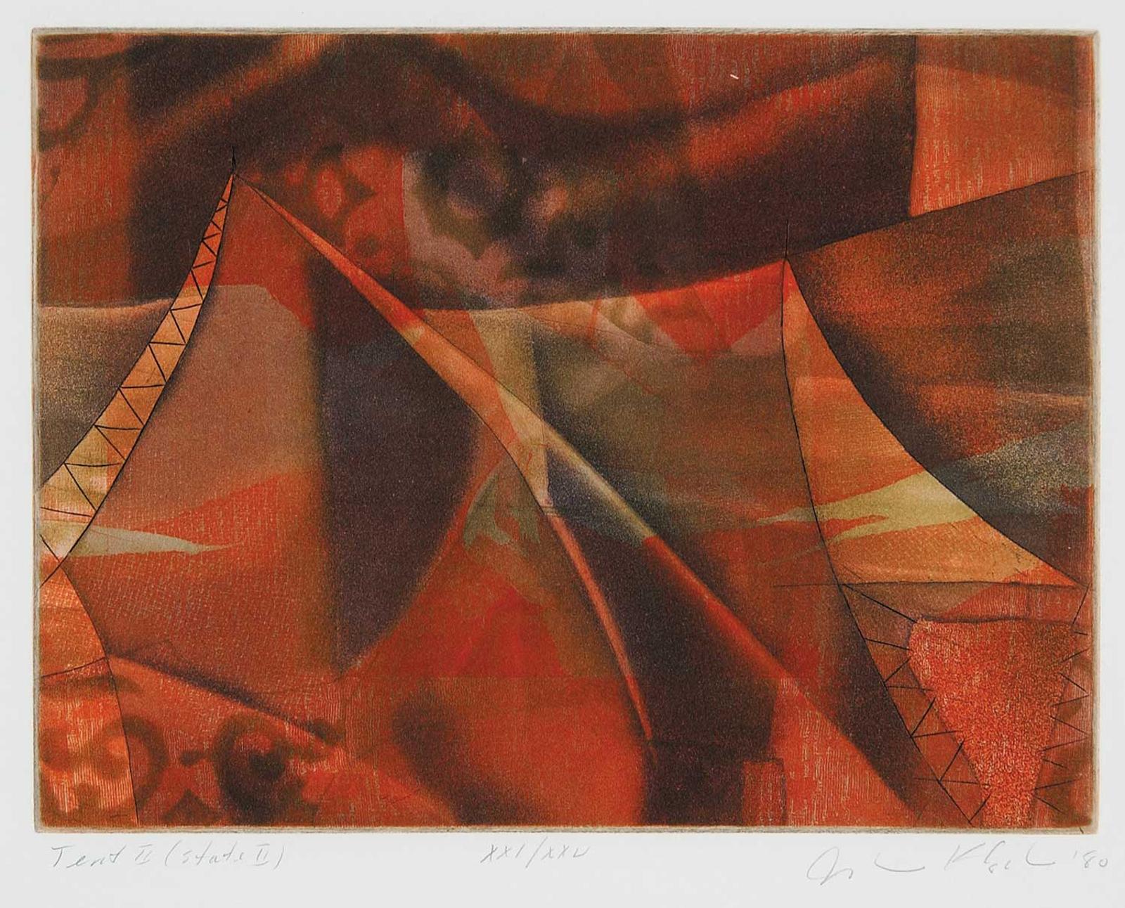 John Kenneth Esler (1933-2001) - Tent II [State II]  #XXI/XXV
