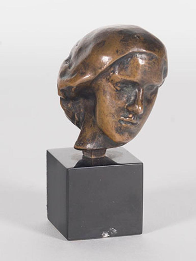 Auguste Rodin (1840-1917) - Tête de femme au chignon, petit modèle