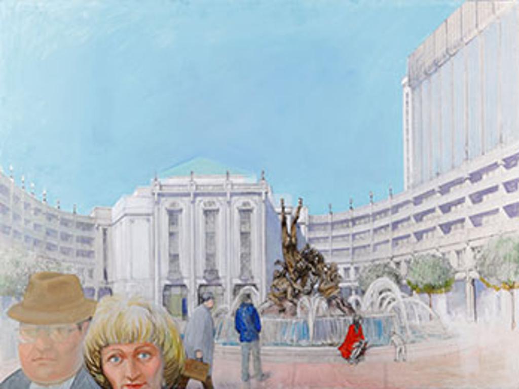 William Hodd (Bill) McElcheran (1927-1999) - The Fountain (03835/A90-091)