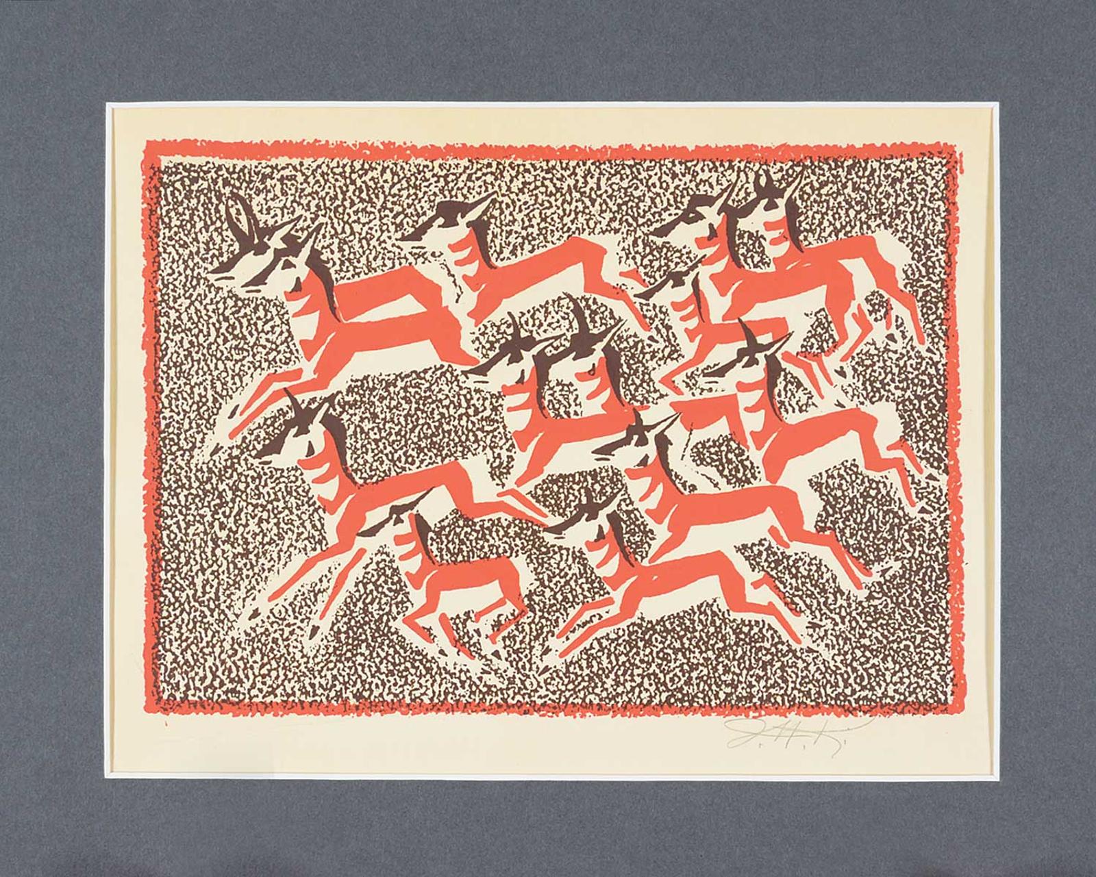 Illingworth Holey (Buck) Kerr (1905-1989) - Untitled - Antelope