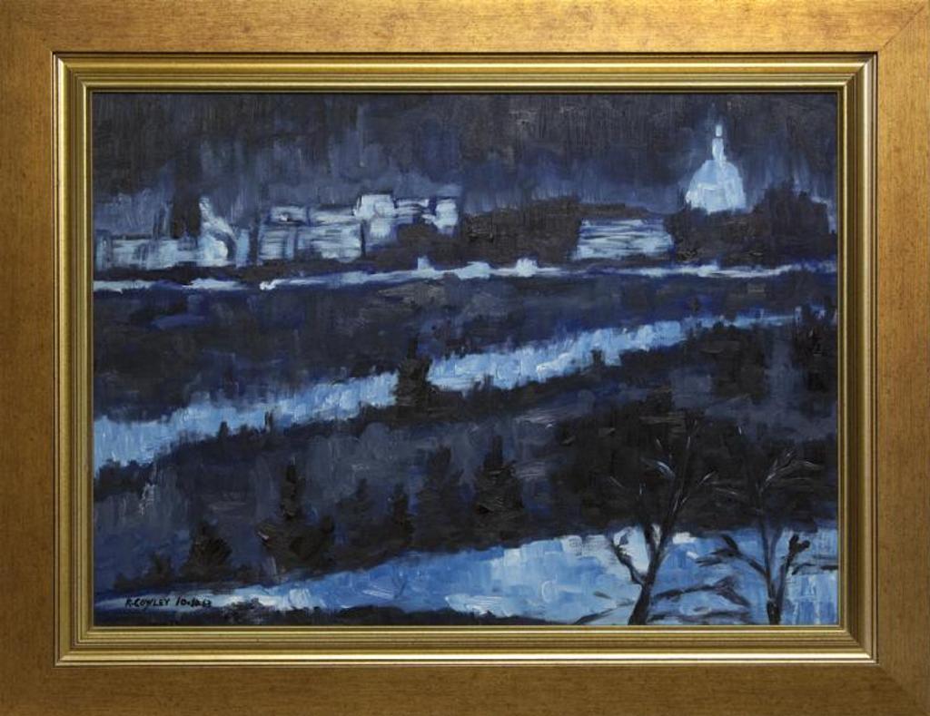 Reta Madeline Cowley (1910-2004) - Edmonton at Night