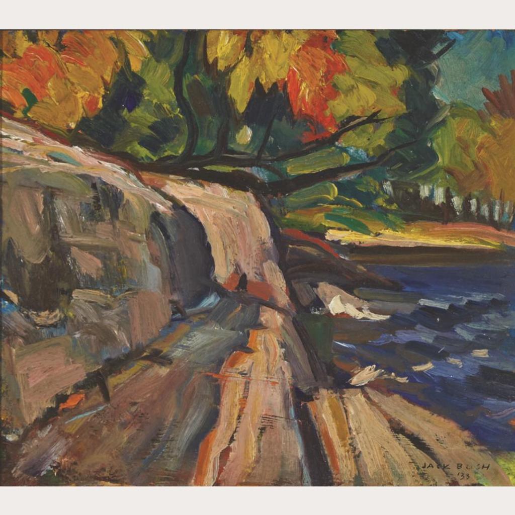 Jack Hamilton Bush (1909-1977) - Rocky Shoreline