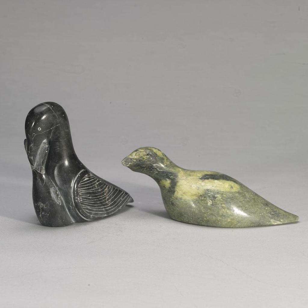 Ali Tuttu Amittu (1926-1983) - Fish Eating Bird; Bird With Head Turned
