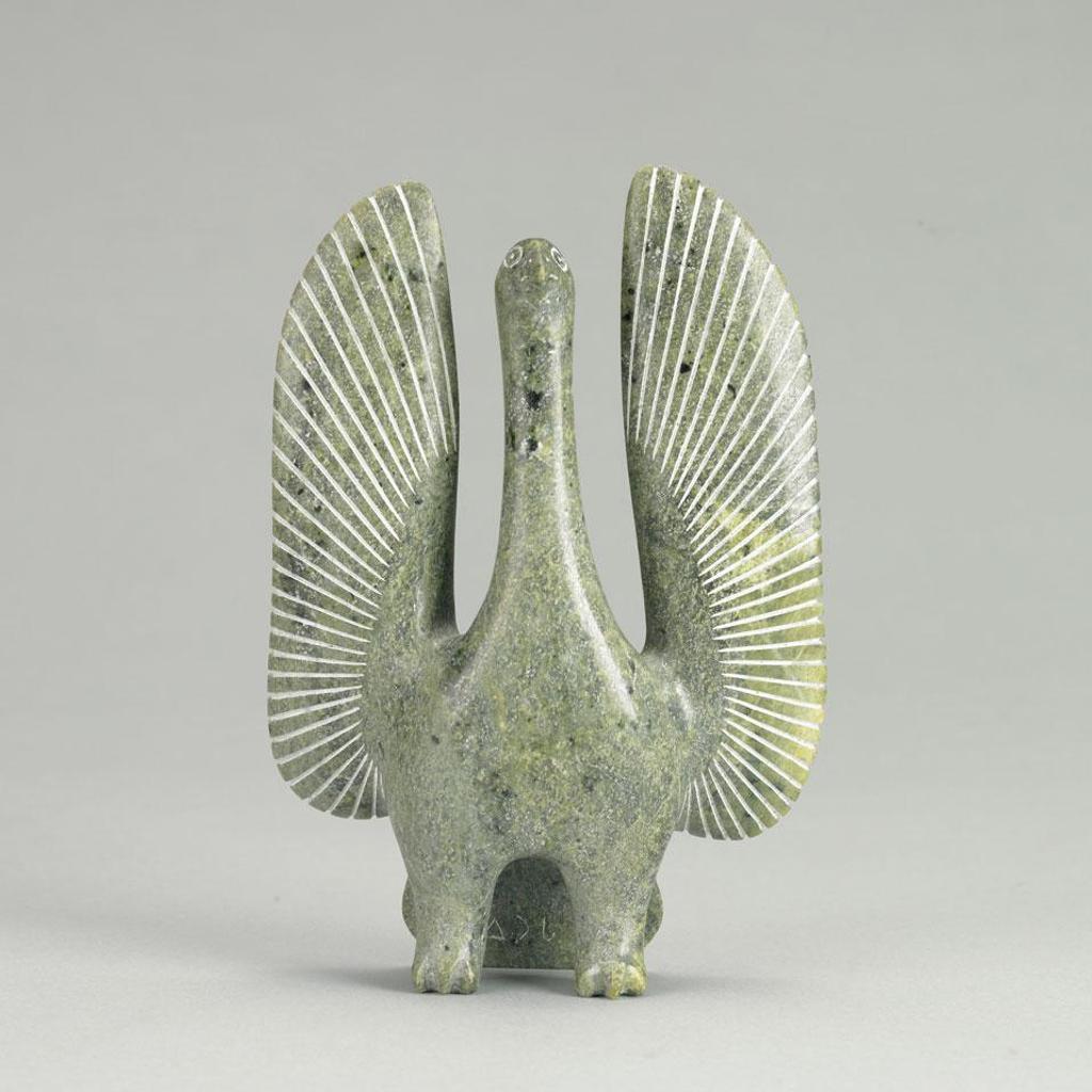 Abraham Etungat (1911-1999) - Bird With Upswept Wings