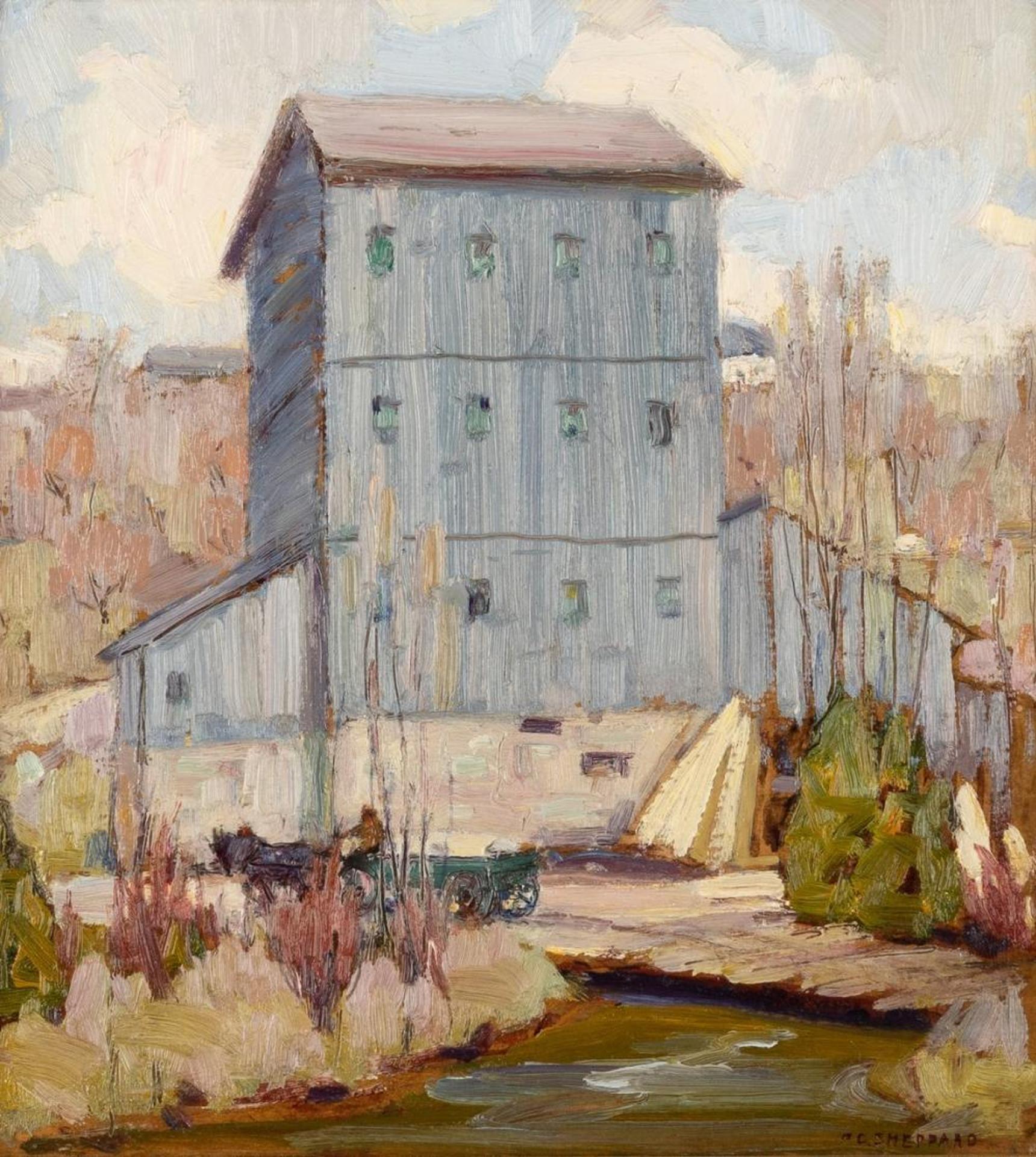 Peter Clapham (P.C.) Sheppard (1882-1965) - Untitled-Old Mine