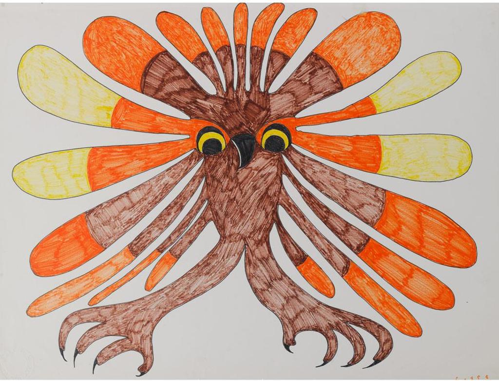Kenojuak Ashevak (1927-2013) - Untitled (Happy Little Owl, 1969)