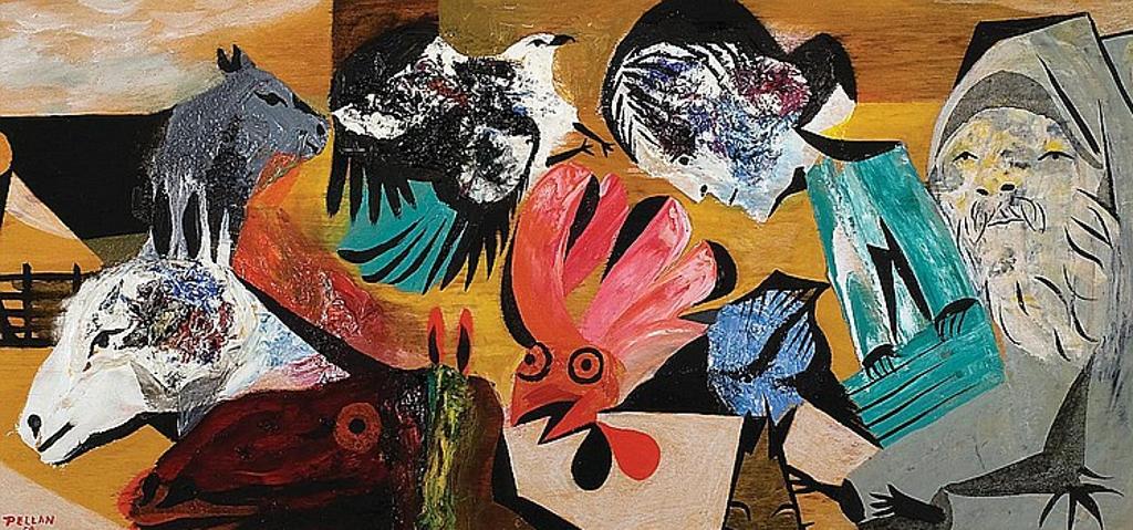 Alfred Pellan (1906-1988) - CHEZ LE FERMIER