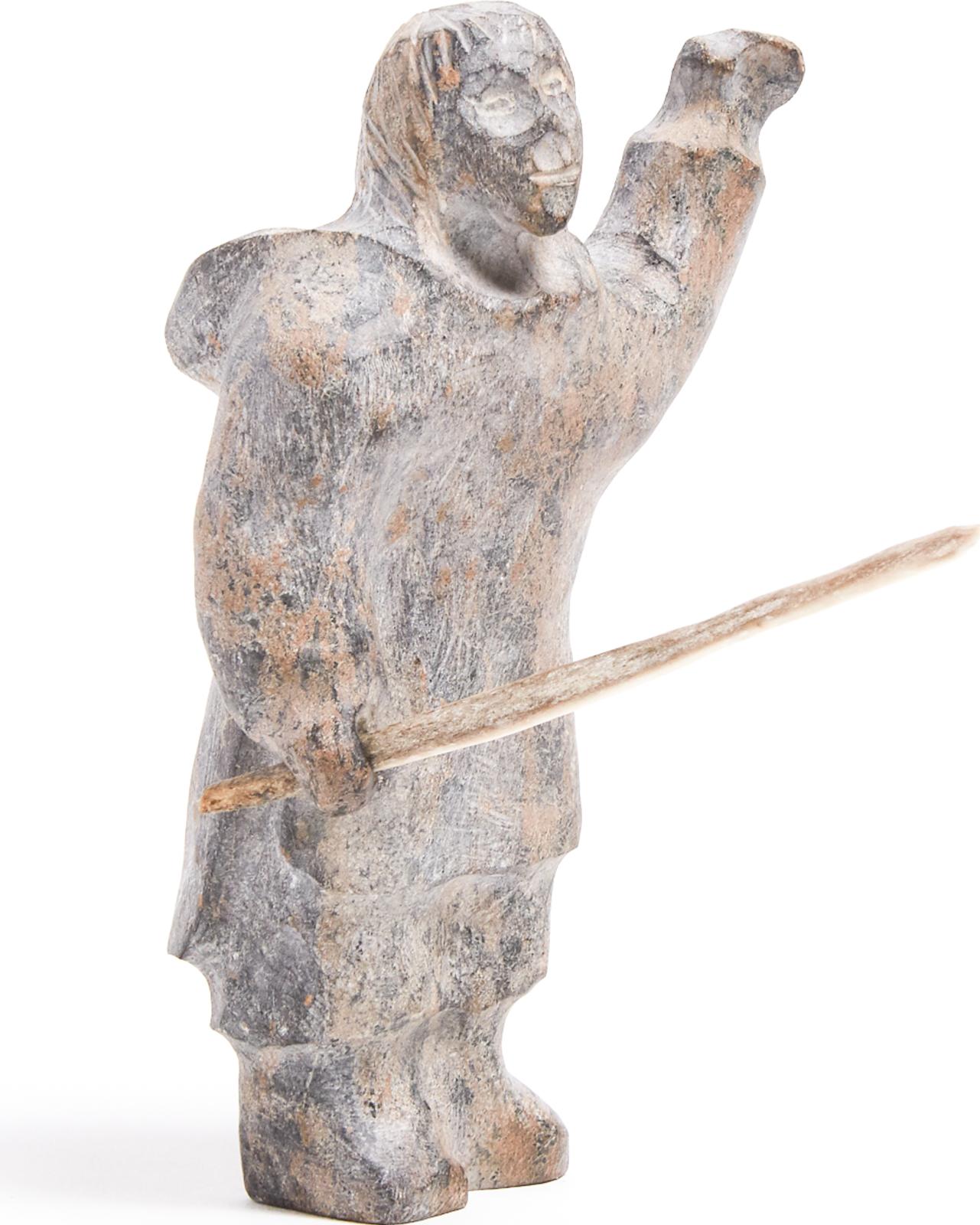 Basil Tatanniq Aptanik (1952) - Hunter Holding Spear