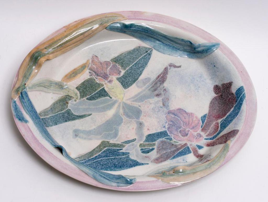 Christine Fraser - Platter with Orchids