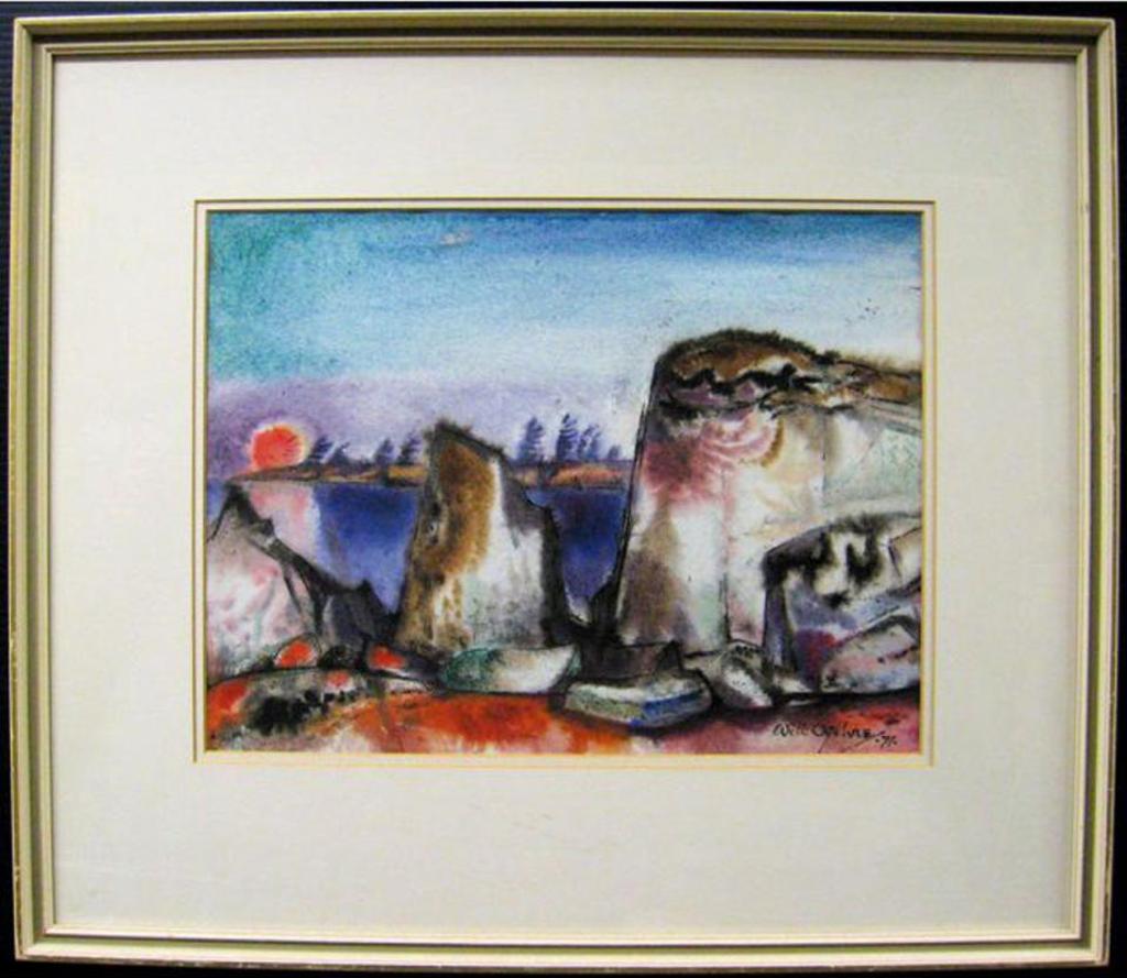 William (Will) Abernethy Ogilvie (1901-1989) - Rock Forms (Georgian Bay)