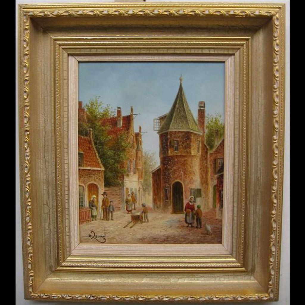 Dennis Patrick Lewan - Dutch Village Scene