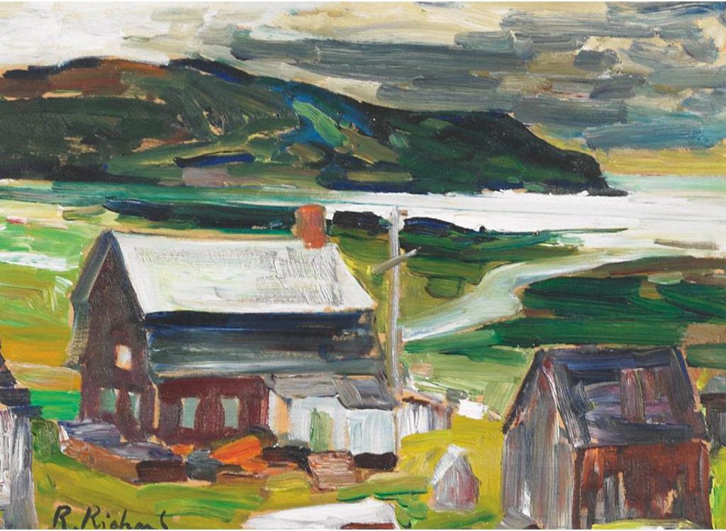 René Jean Richard (1895-1982) - Pres De Baie Saint-Paul, 25 Decembre, 1949