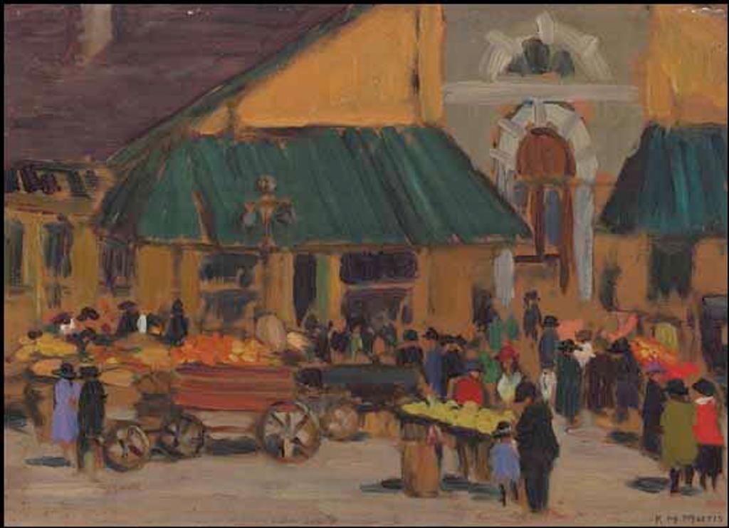 Kathleen Moir Morris (1893-1986) - Market Day - Ottawa