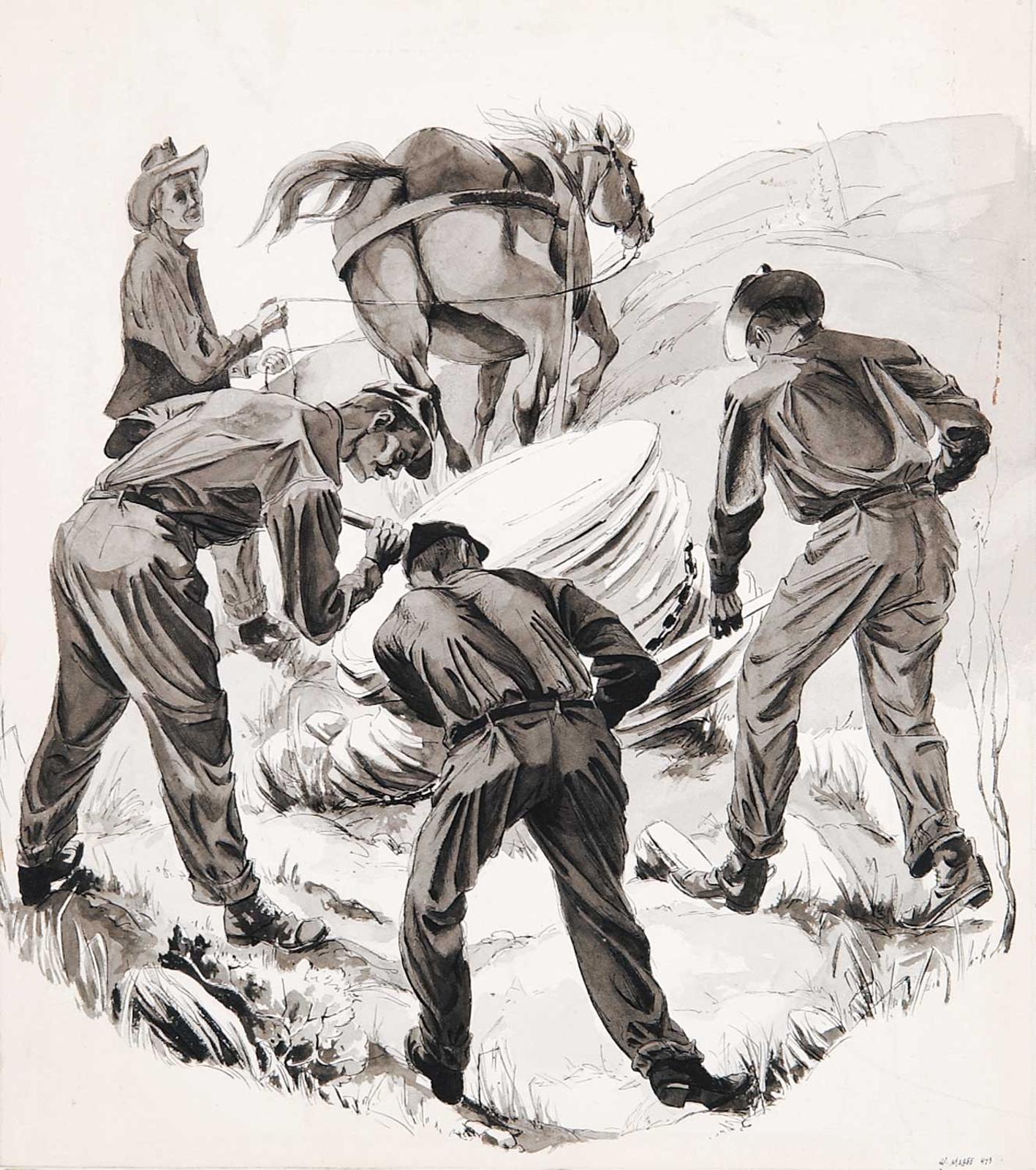 Willis Magee - Untitled - Clearing the Fields