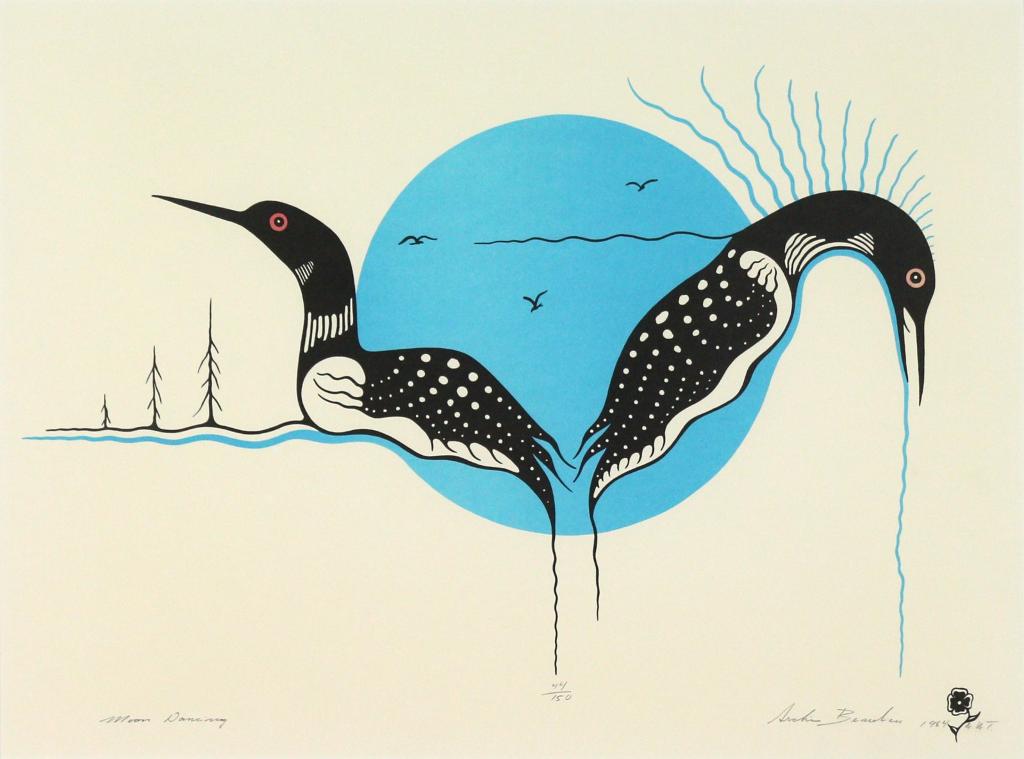 Archie Beaulieu (1952-2017) - Moon Dancing; 1984; ed. #44/150