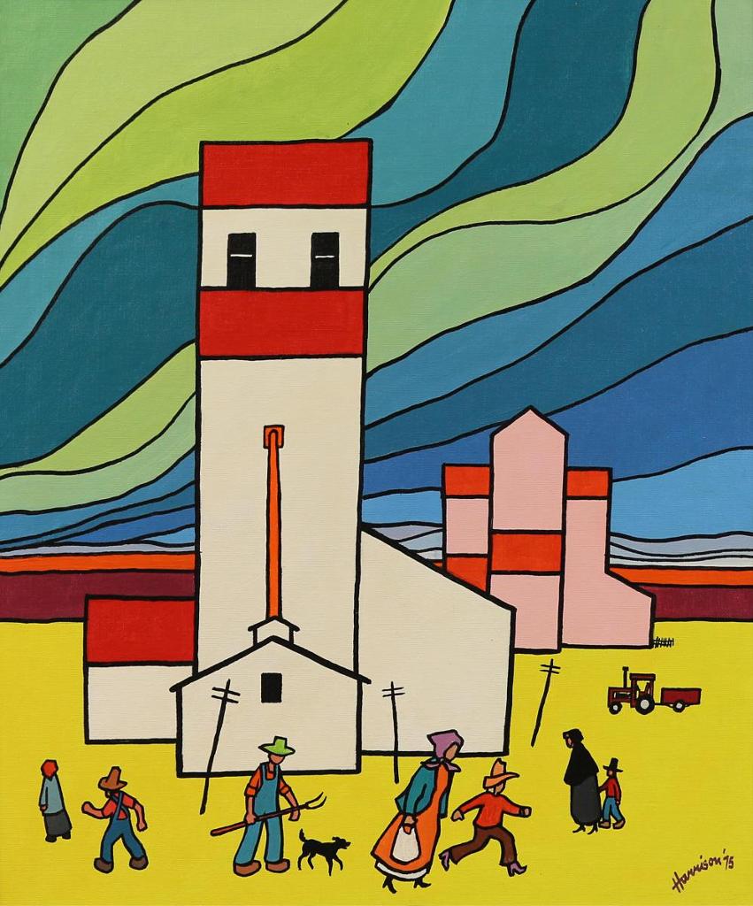 Ted Harrison (1926-2015) - Alberta; 1975