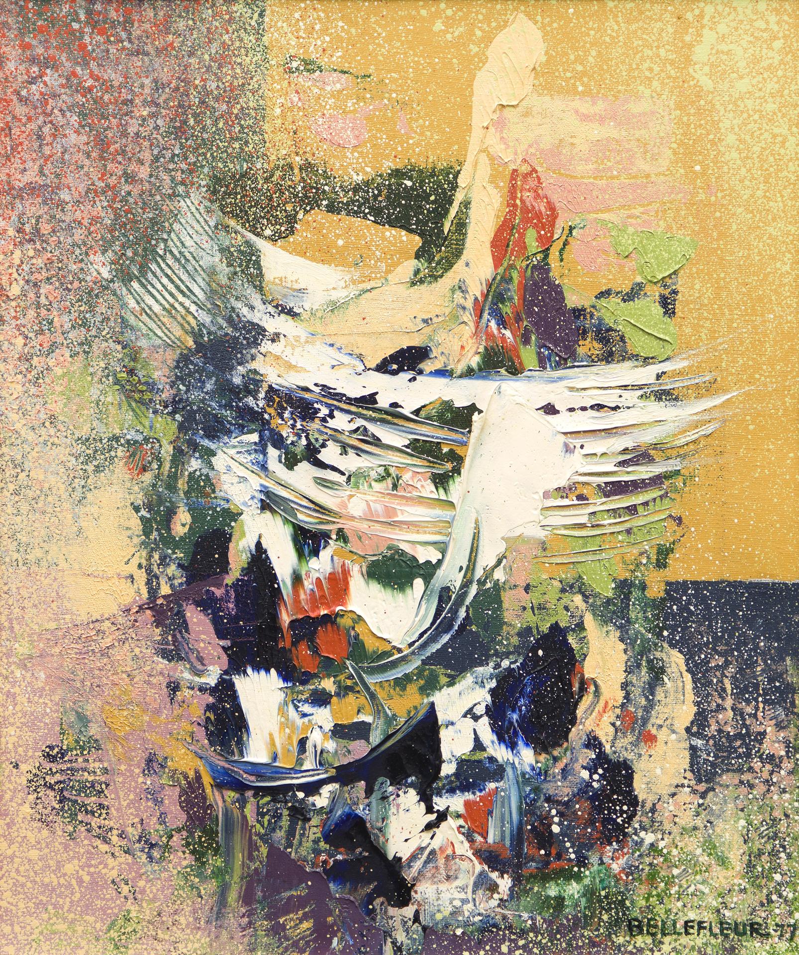 Léon Bellefleur (1910-2007) - La sarcelle effarouchée, 1977