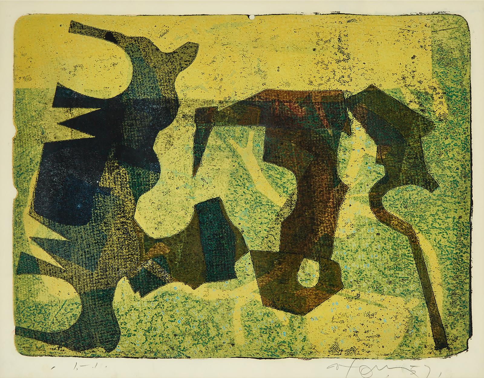 Harold Barling Town (1924-1990) - Neon Haze, 1957