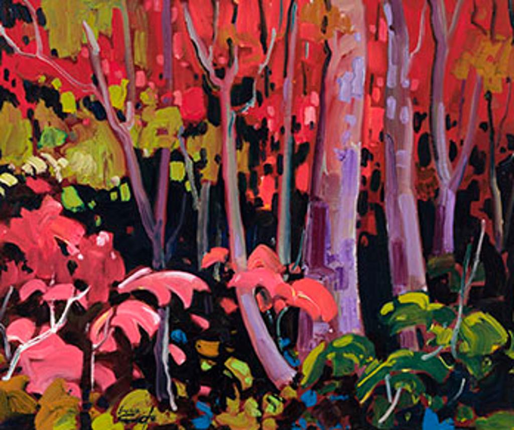 Bruno Cote (1940-2010) - Les rouges et violets