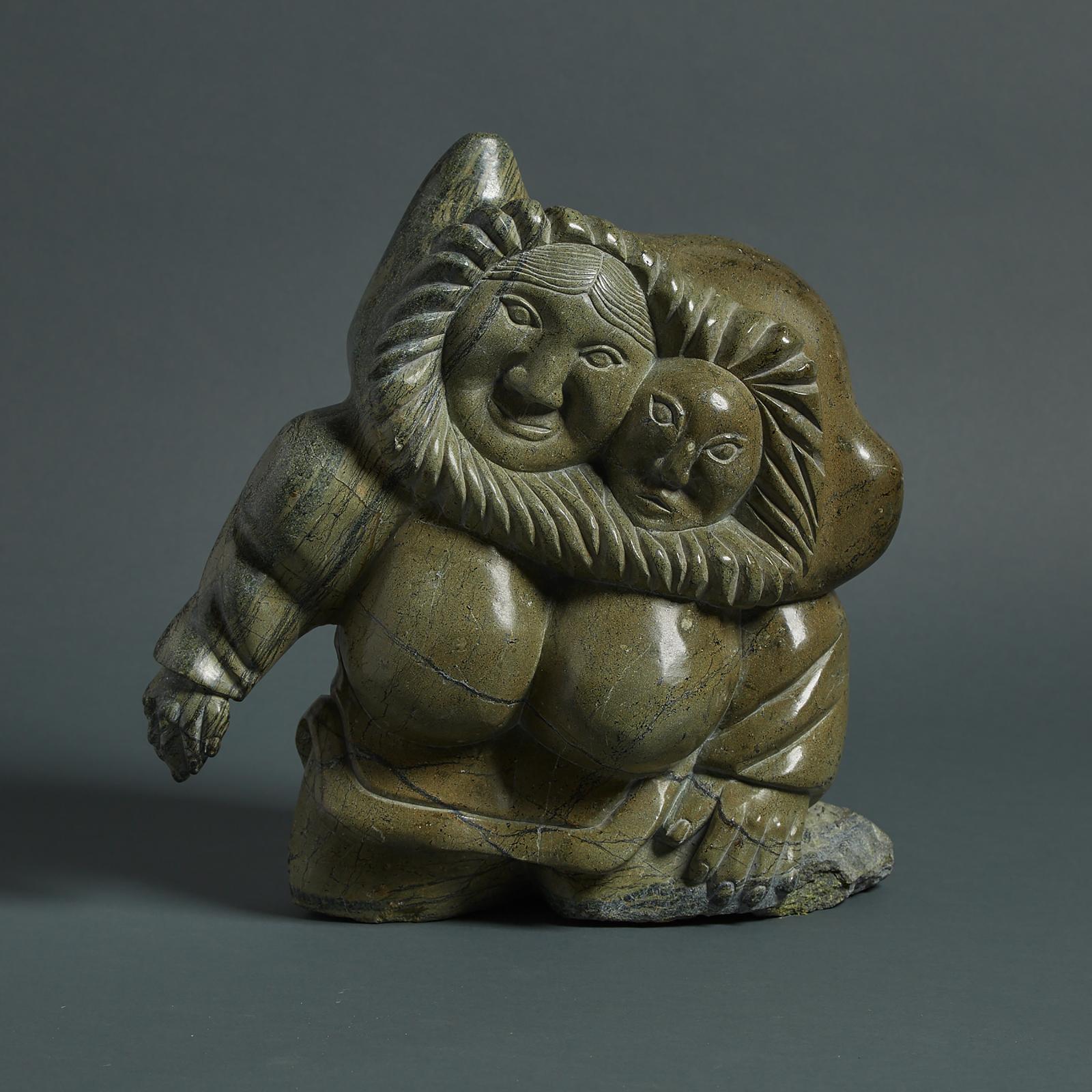 Kumakuluk Saggiak (1944) - Kneeling Mother With Child
