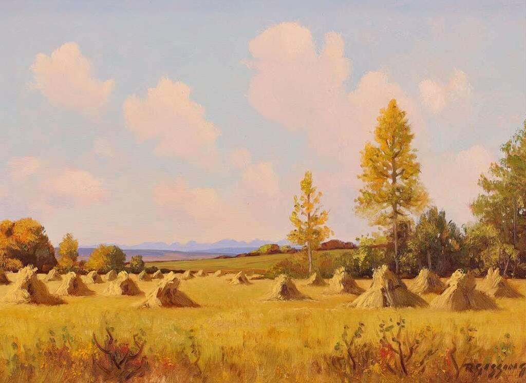 Roland Gissing (1895-1967) - Autumn Fields; 1956