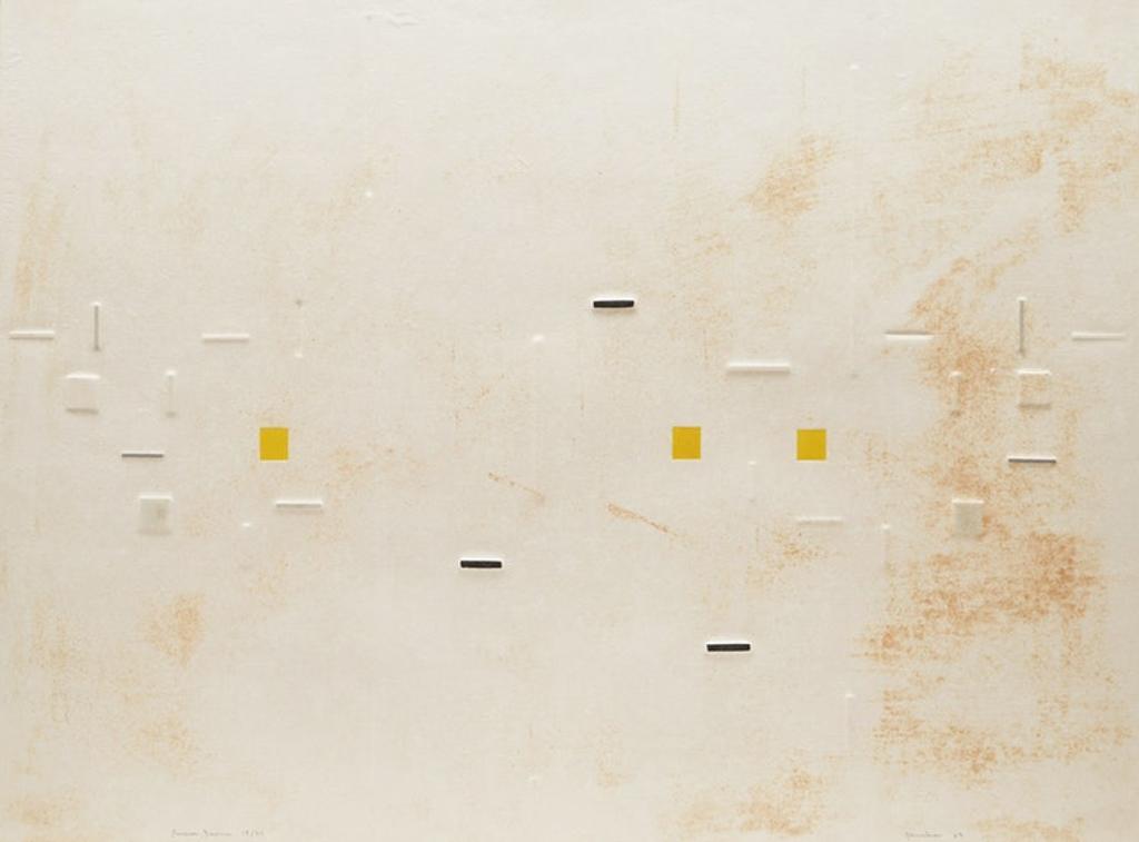 Yves Gaucher (1934-2000) - Fugue Jaune