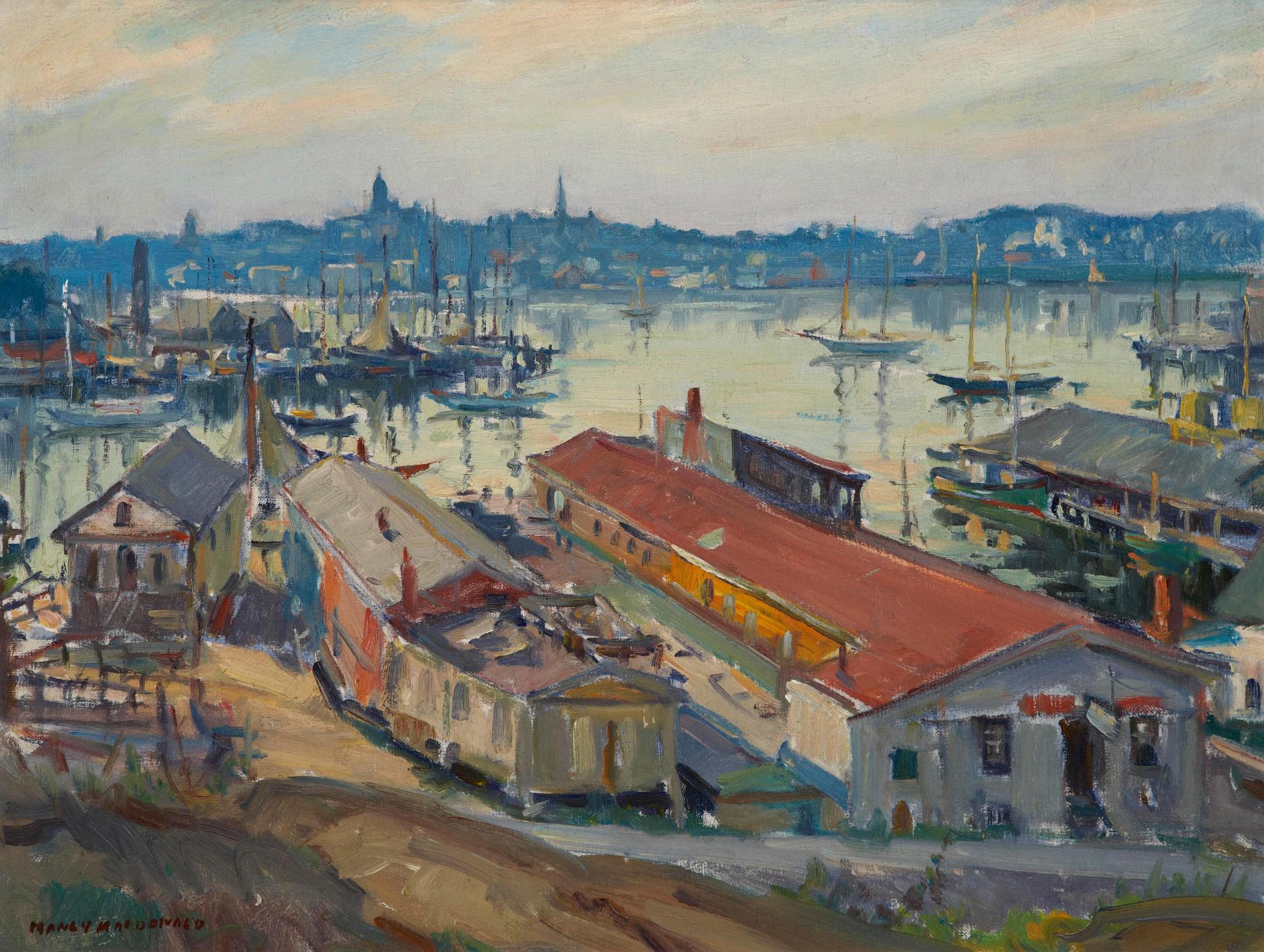 Manly Edward MacDonald (1889-1971) - Overlooking Gloucester