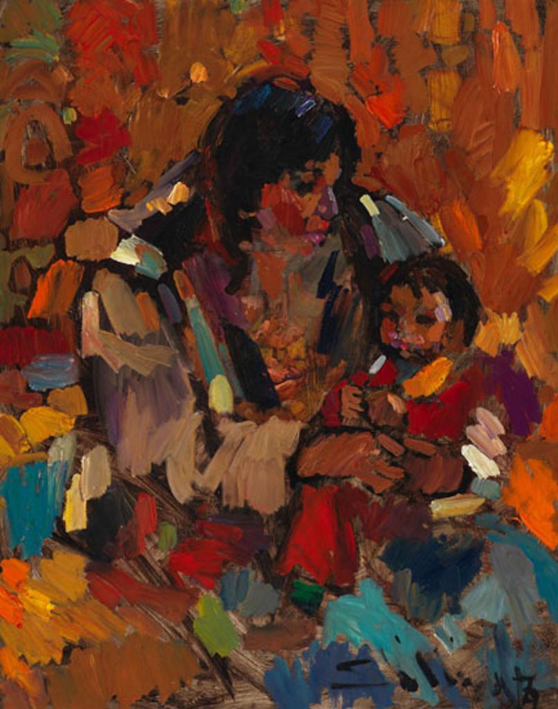 Arthur Shilling (1941-1986) - Millie with Travis
