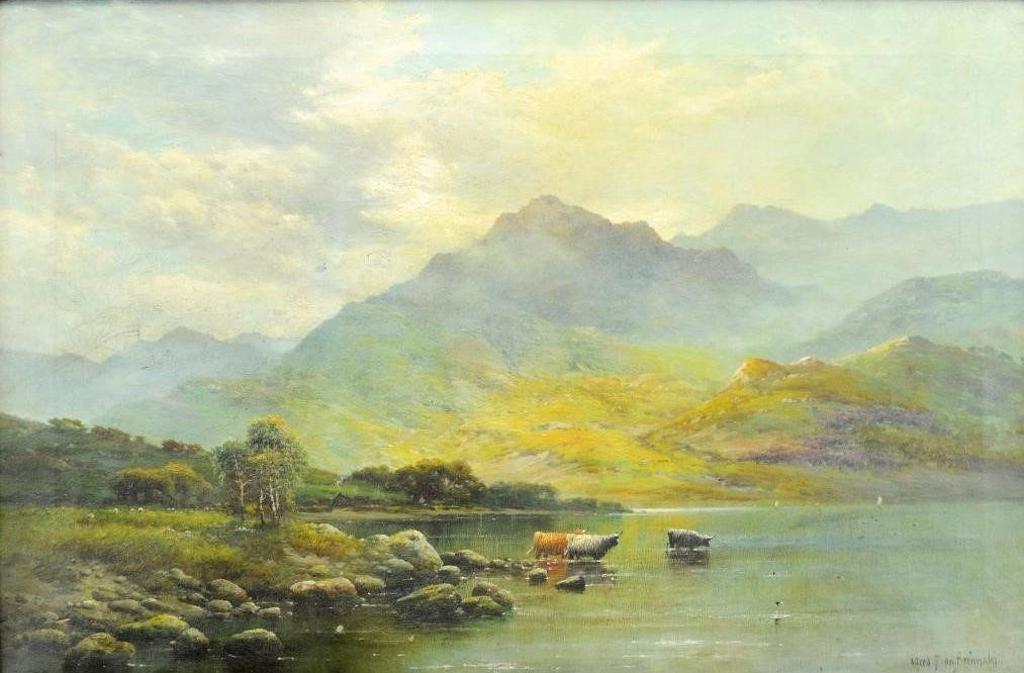 Alfred Fontville de Breanski Jr (1877-1957) - Highland Stream