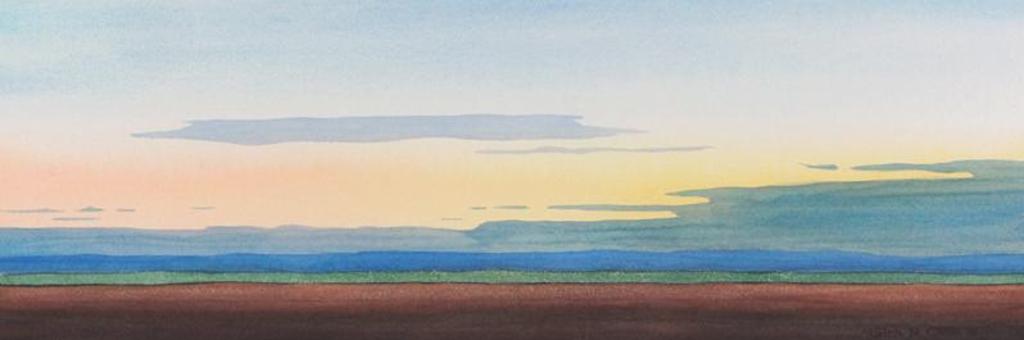 Glen M. Collin - Summerfallow Sunrise; 1981
