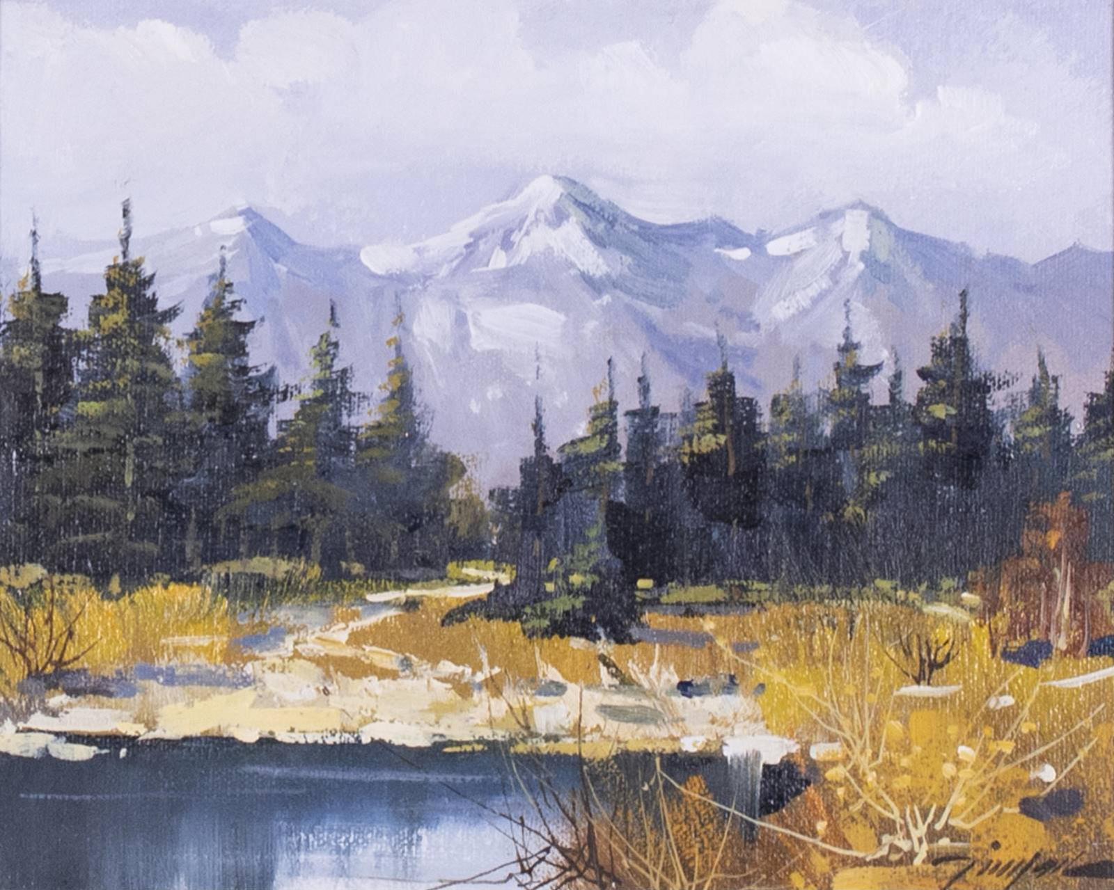 Tinyan Tin Yan Chan (1942) - A Mountain Landscape In Fall Colours