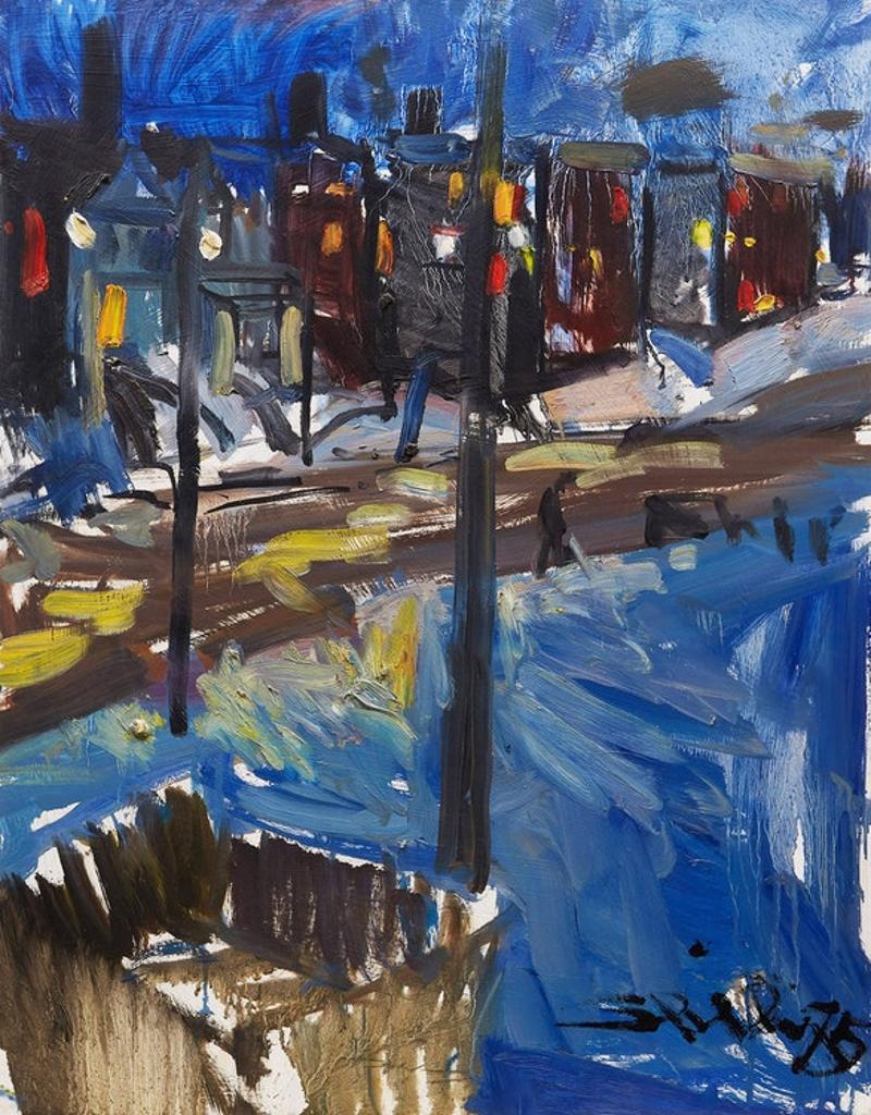 Arthur Shilling (1941-1986) - Looking Down from Studio on Broadview